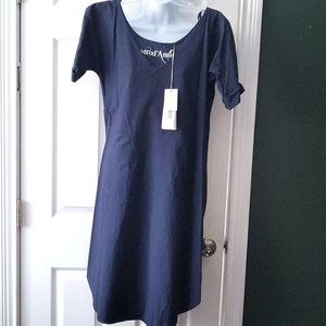 NWT  designer Ottod'Ame navy dress